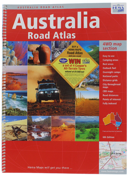 AUSTRALIA ROAD ATLAS. Sixth Edition - 2005.