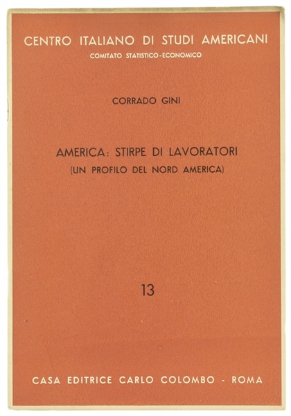 AMERICA, STIRPE DI LAVORATORI (Un profilo del Nord America).