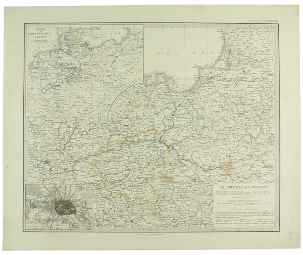 DIE PREUSSISCHEN PROVINZEN PREUSSEN UND POSEN bearbeitet von C.Vogel.