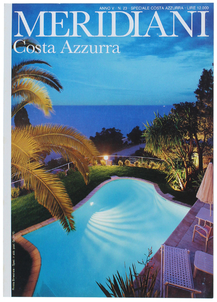 COSTA AZZURRA. Rivista: MERIDIANI - N. 23 - settembre 1992.