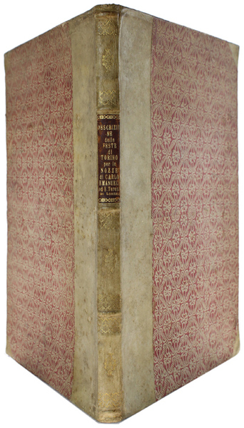 LEGATURA ANTICA ORIGINALE (1737) IN MEZZA PERGAMENA E ANGOLI, CON …