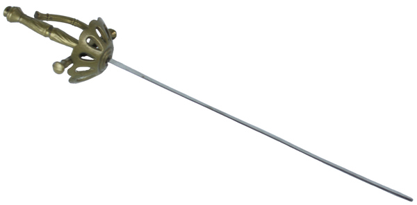 SPADINO TAGLIACARTE vintage . ottone e acciaio cm 27