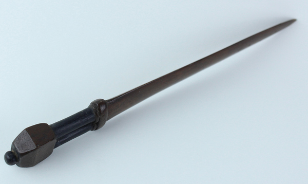 TAGLIACARTE IN LEGNO ART DECO CM 24,5x2,8