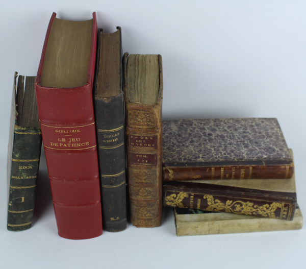 LOTTO: 7 LIBRI ANTICHI RILEGATI IN PELLE O PERGAMENA (1782- …