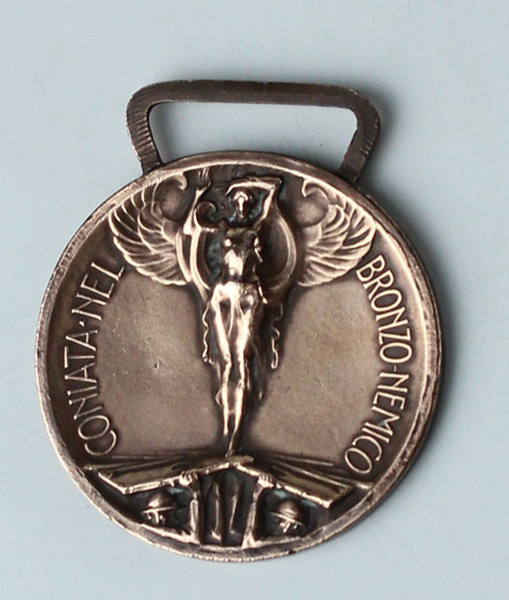 MEDAGLIA: GUERRA PER LìUNITA' D'ITALIA 1915-1918 / CONIATA NEL BRONZO …