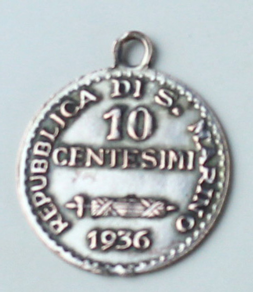 REPUBBLICA DI S.MARINO 10 CENTESIMI 1936: Moneta/medaglia mm 20
