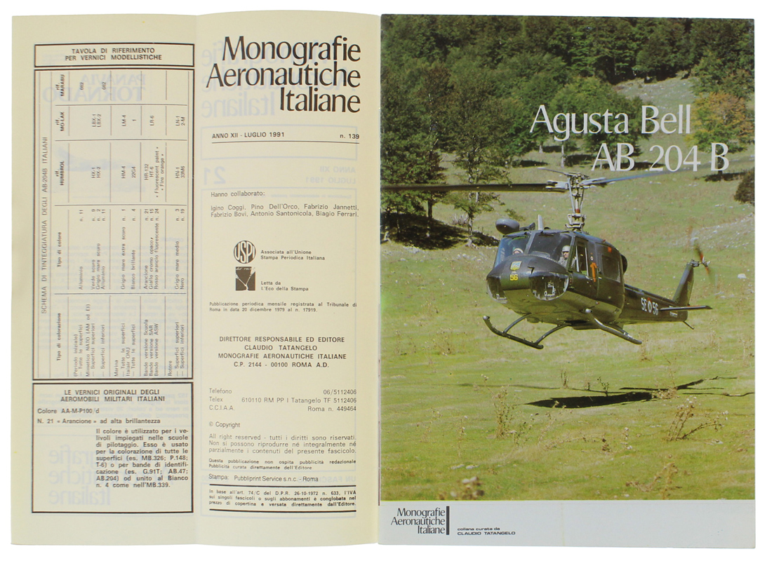 AGUSTA BELL AB 204 B - Monografie Aeronautiche Italiane n. …