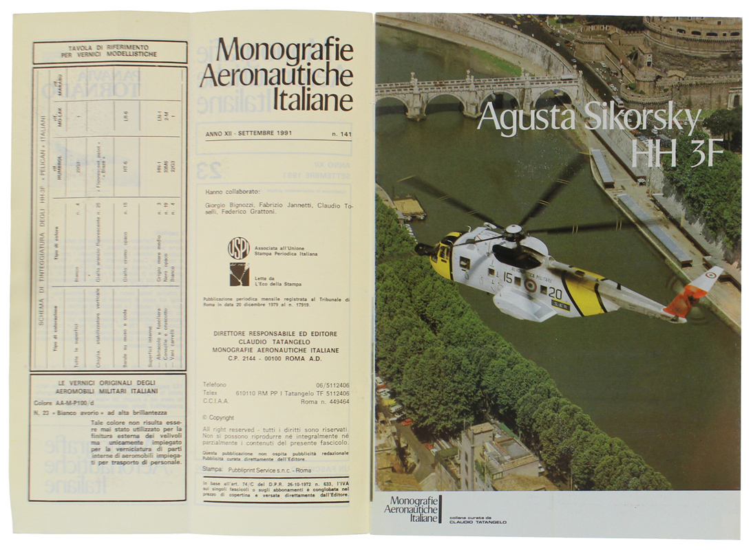 AGUSTA SIKORSKY HH 3F - Monografie Aeronautiche Italiane n. 23 …