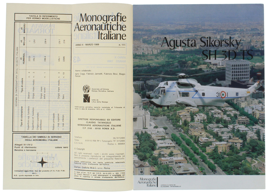 AGUSTA SIKORSKY SH 3D TS - Monografie Aeronautiche Italiane n. …