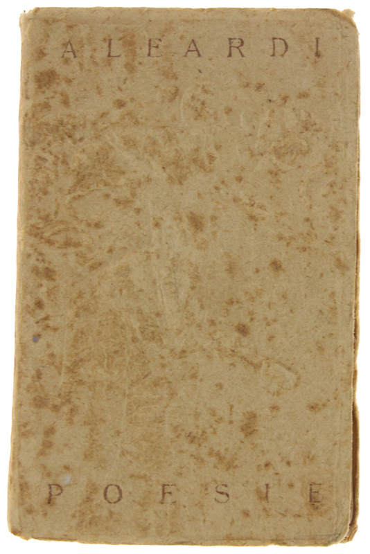 ALEARDI - POESIE. Raccolta di Breviari Intellettuali n.49