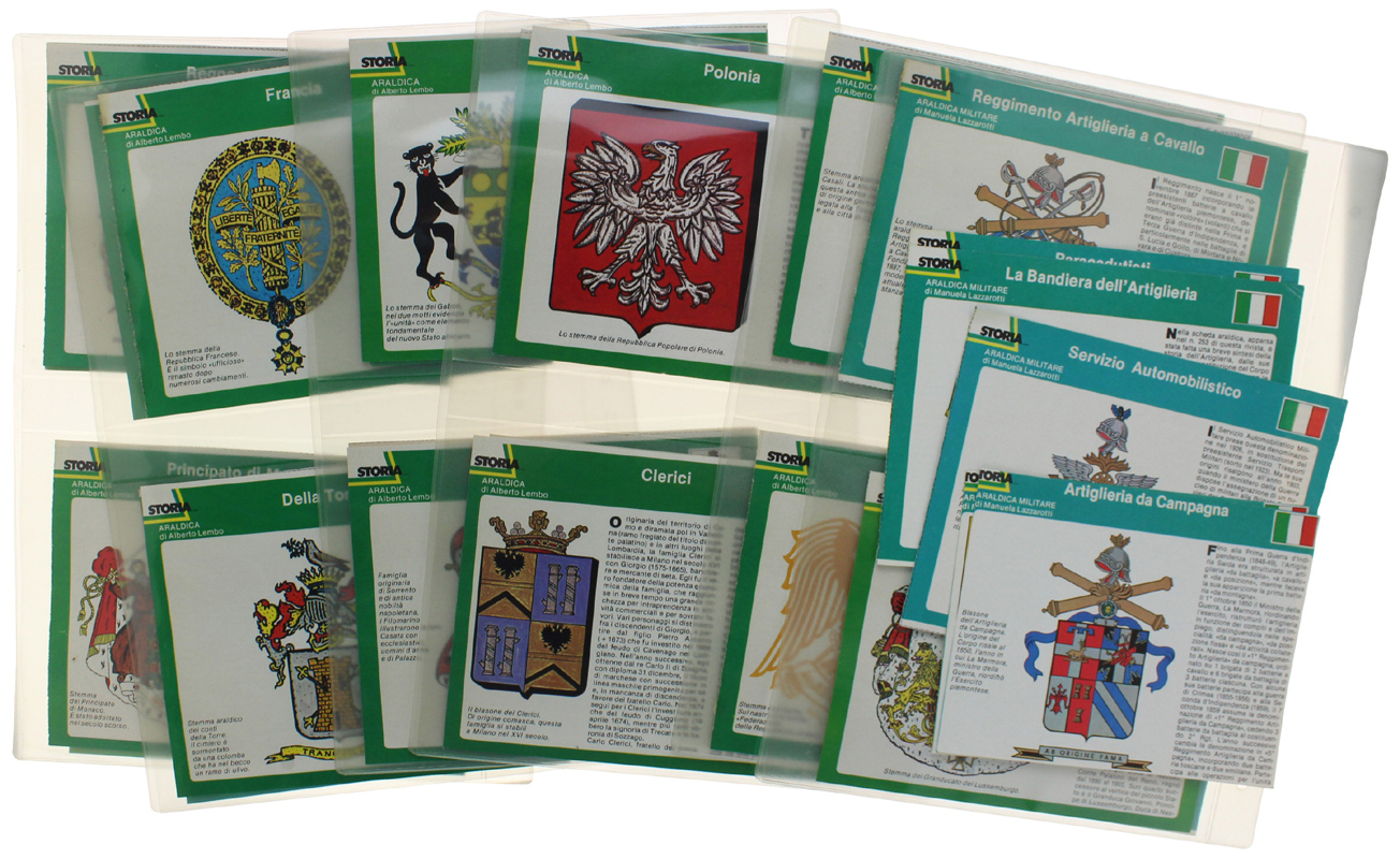 ARALDICA: 24 SCHEDE DI "STORIA ILLUSTRATA"