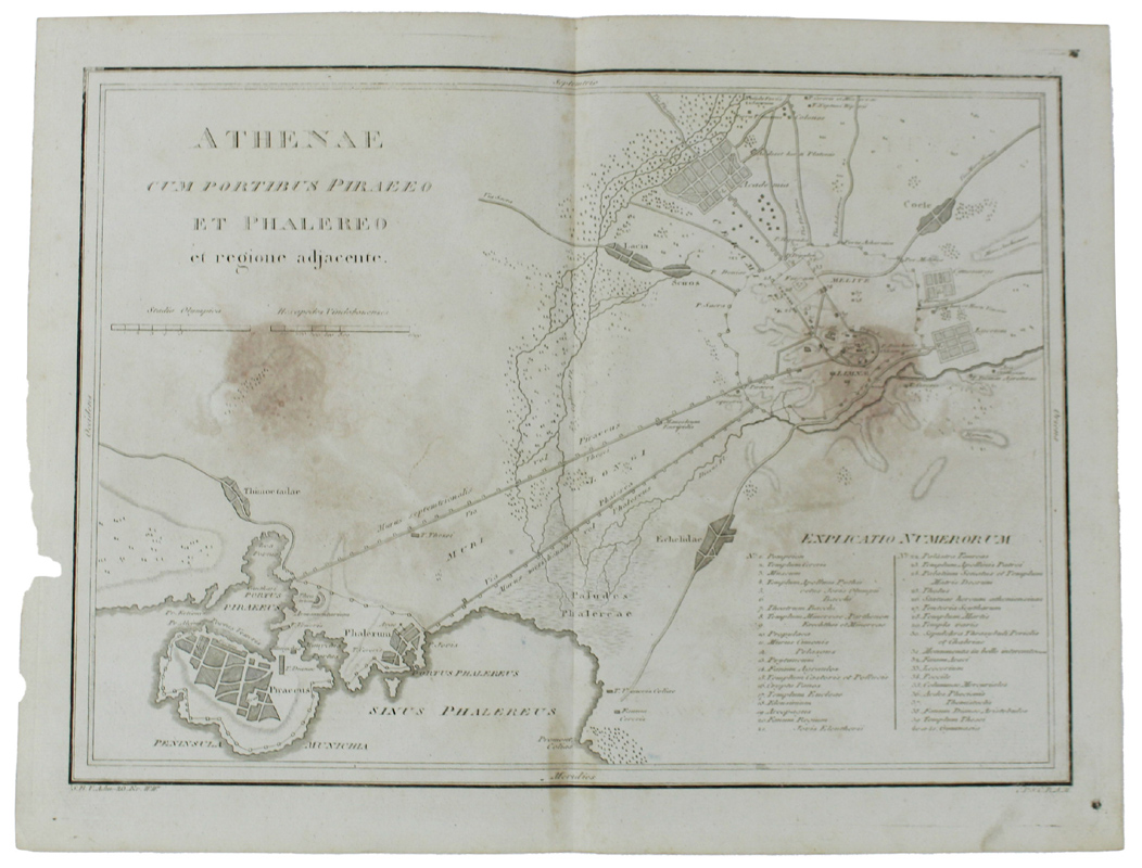 ATHENAE CUM PORTIBUS PIRAEEO ET PHALEREO ed regione adjacente, from …