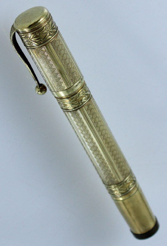 AURORA penna stilografica laminata oro 18 KT pennino rientrante, 1927 …