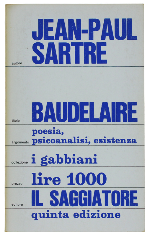 BAUDELAIRE - Tradizione di Jacopo Darca
