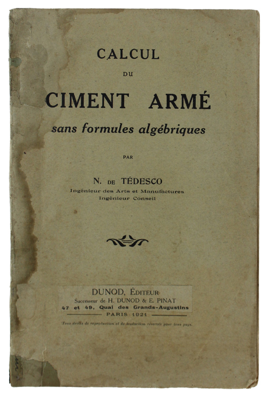 CALCUL DU CIMENT ARME' SANS FORMULES ALGEBRIQUES