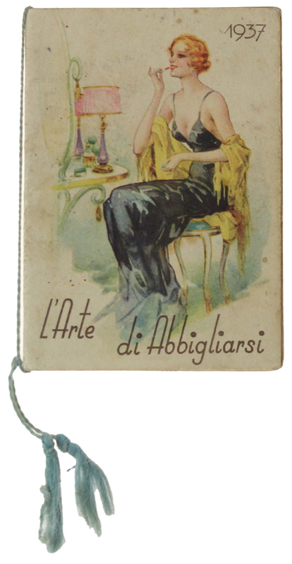 CALENDARIETTO DA BARBIERE 1937 "L'Arte di abbigliarsi"