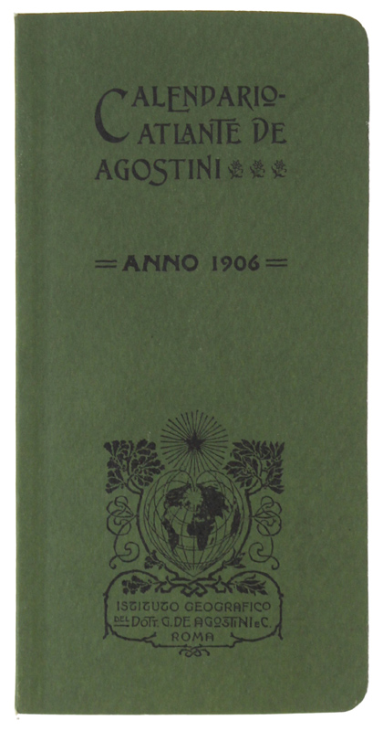 CALENDARIO ATLANTE DE AGOSTINI 1906 (reprint)