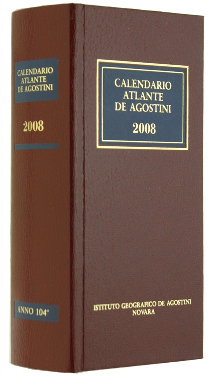 CALENDARIO ATLANTE DE AGOSTINI 2008 [COME NUOVO]
