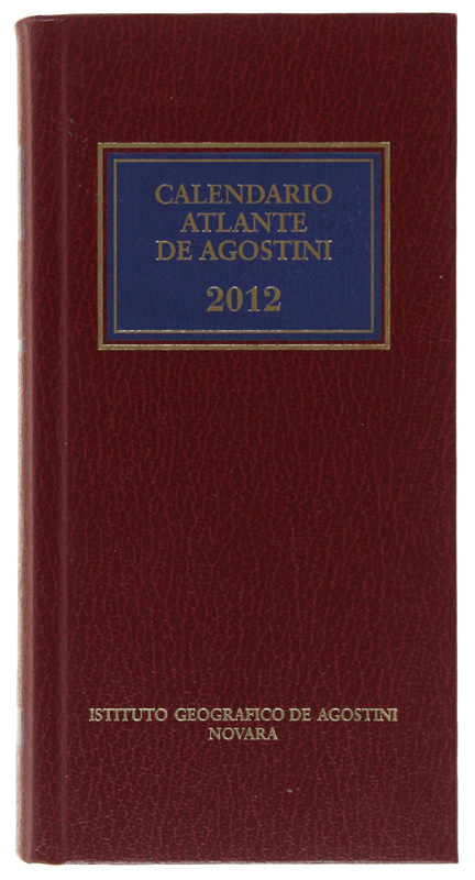 CALENDARIO ATLANTE DE AGOSTINI 2012 [come nuovo]