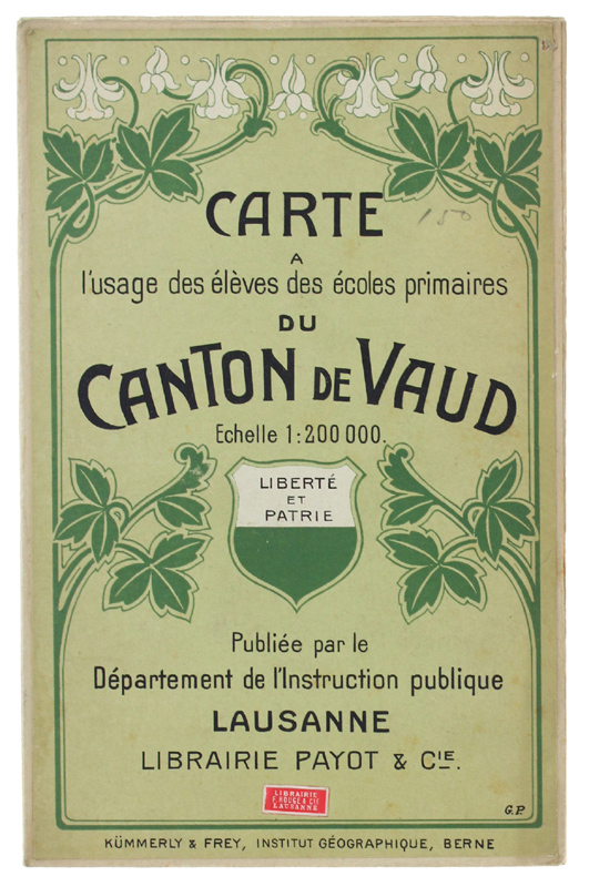CARTE DU CANTON DE VAUD Echelle 1 : 200 000. …