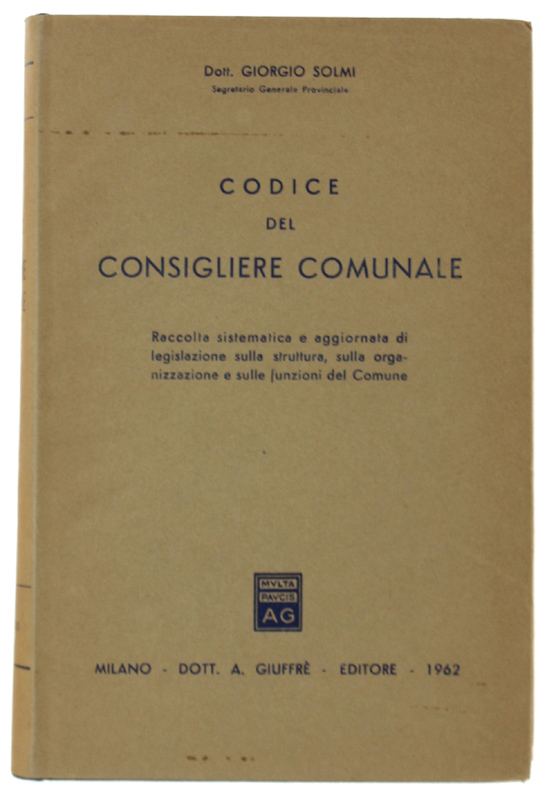 CODICE DEL CONSIGLIERE COMUNALE