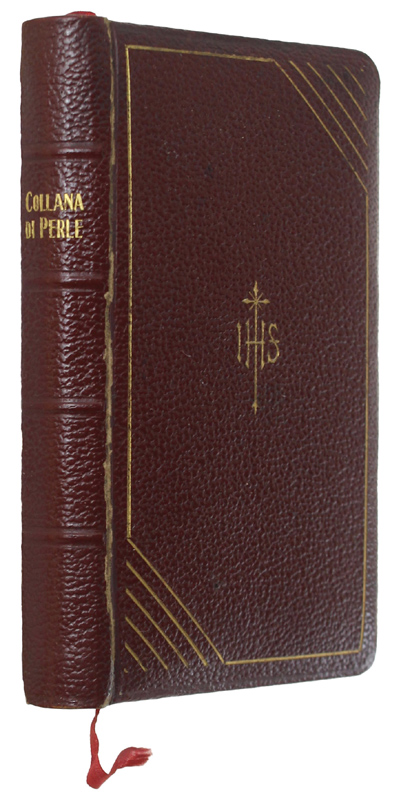 COLLANA DI PERLE [Deliziosa legatura in pelle morbida]