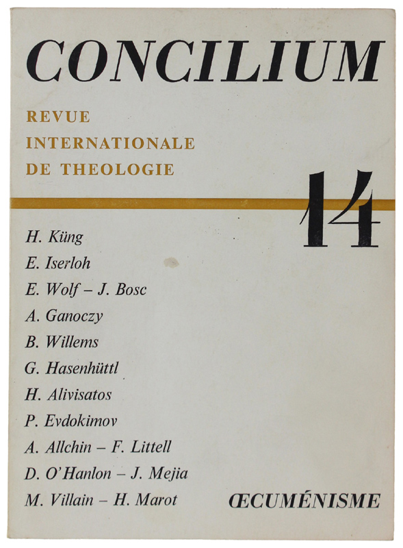 CONCILIUM. Revue Internationale de Théologie. N° 14