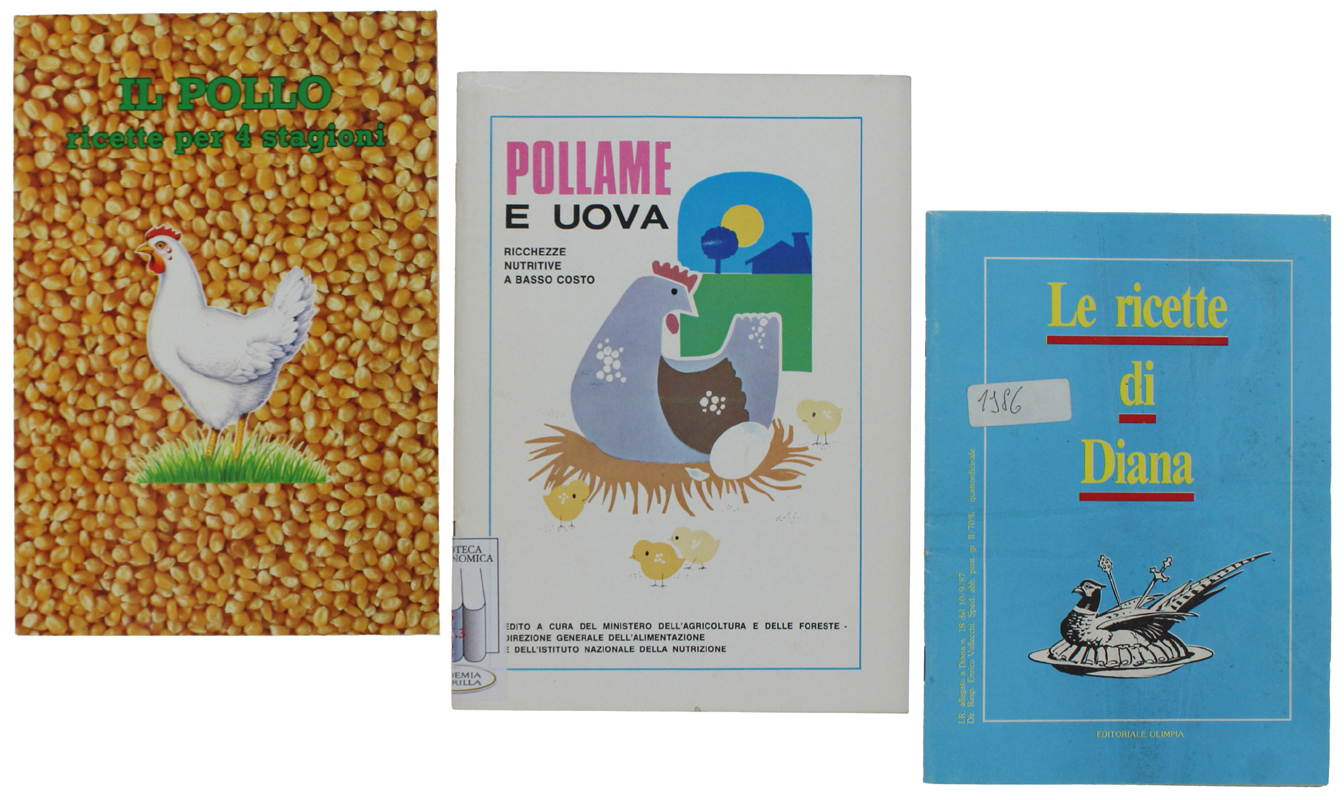 CUCINA CON POLLI E VOLATILI: OFFERTA DI 3 VOLUMI.