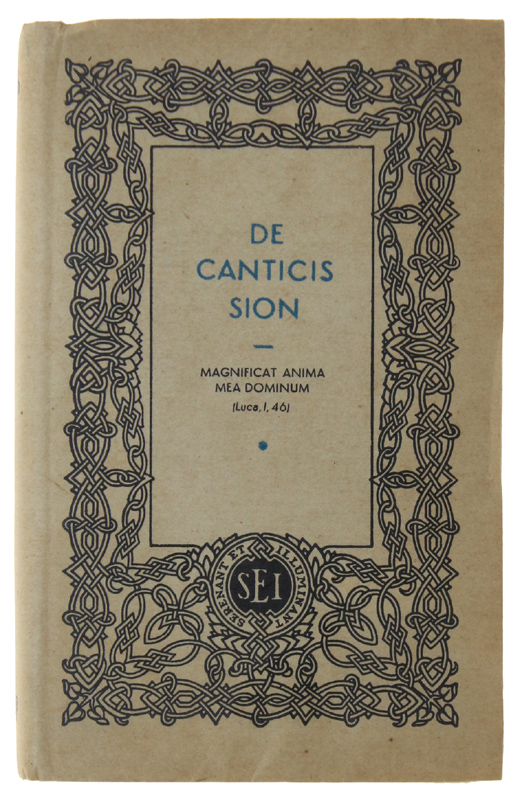 DE CANTICIS SION Libro di preghiera