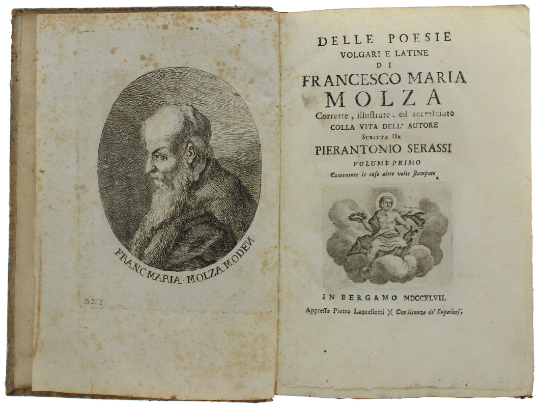 DELLE POESIE VOLGARI E LATINE DI FRANCESCO MARIA MOLZA Corrette, …