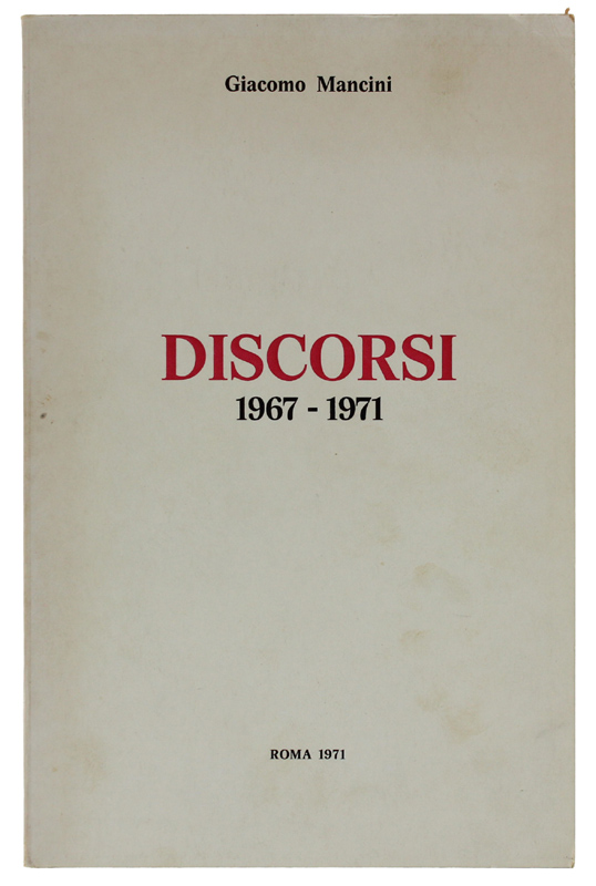 DISCORSI 1967-1971