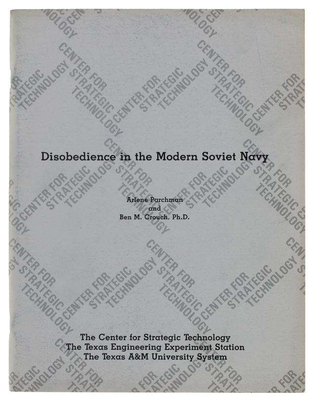 DISOBEDIENCE IN THE MODERN SOVIET NAVY - Occasional Paper N° …