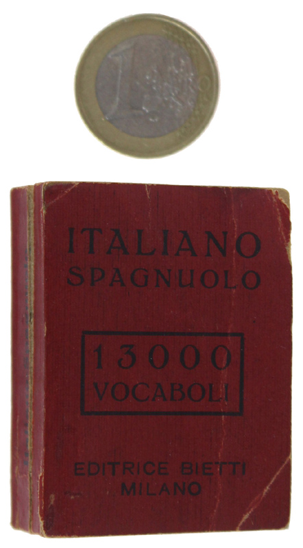DIZIONARIO ITALIANO SPAGNOLO. 13.000 vocaboli (mm 50x40x20)