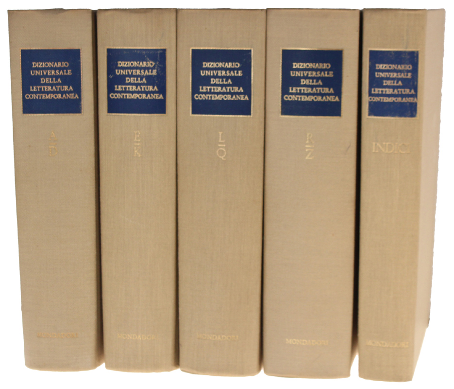 DIZIONARIO UNIVERSALE DELLA LETTERATURA CONTEMPORANEA [ottimo stato]