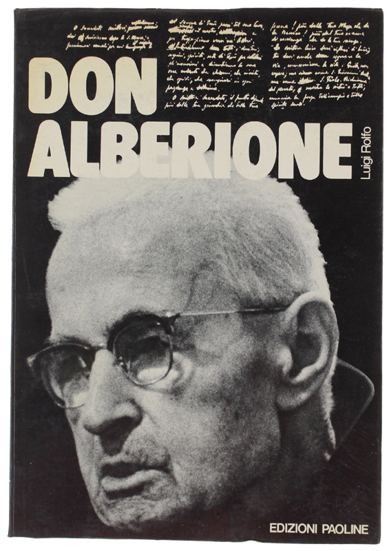 DON ALBERIONE. Appunti per una biografia.