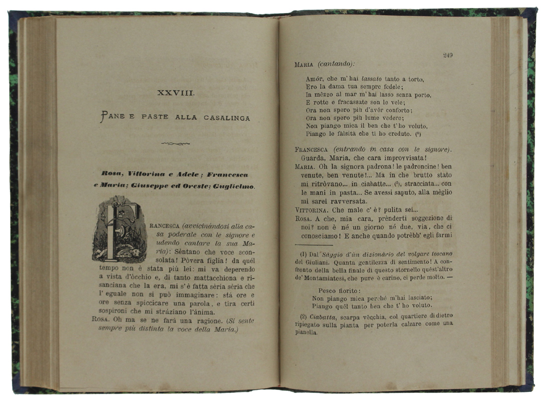 ECONOMIA DOMESTICA: libro anonimo metà '800