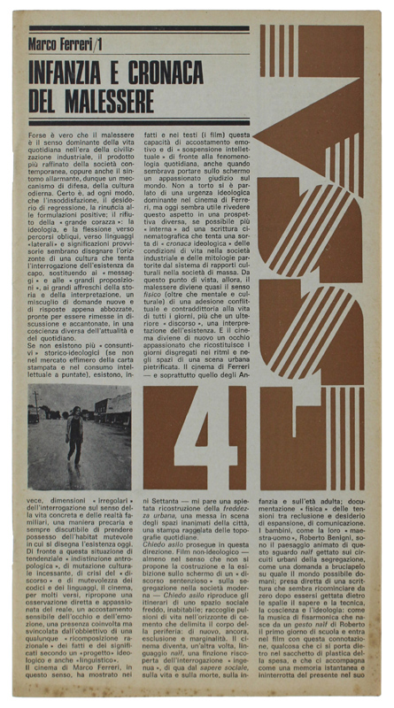 ESSAI. Periodico d'informazione cinematografica. Anno II, numero 4 - dicembre …