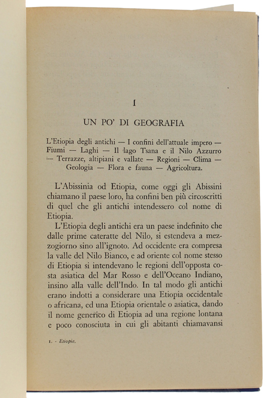 ETIOPIA TERRA, UOMINI E COSE