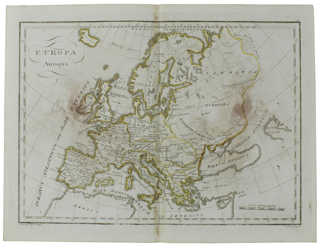 EUROPA ANTIQUA tratta da "Tabulae geographicae orbis veteribus noti", circa …
