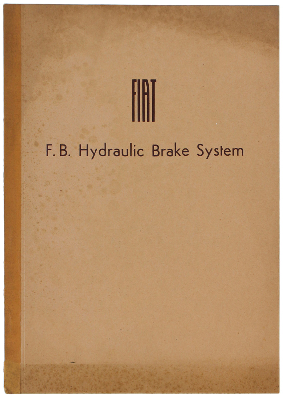 F.B. HYDRAULIC BRAKE SYSTEM