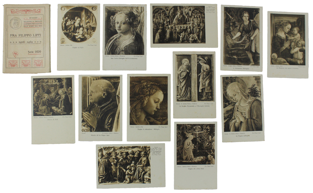 FRA FILIPPO LIPPI [1406-1469]: 12 CARTOLINE