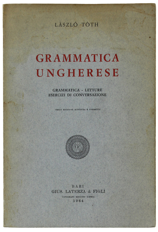 GRAMMATICA UNGHERESE.