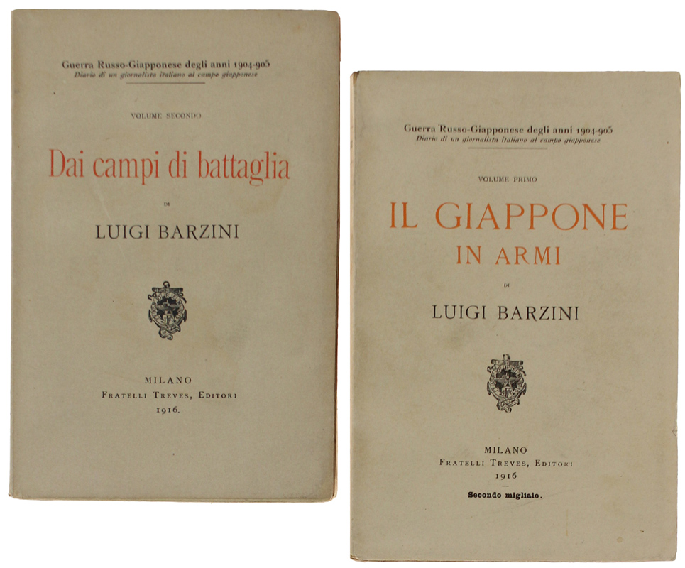 GUERRA RUSSO-GIAPPONESE DEGLI ANNI 1904-1905 (completo in 2 volumi). Volume …