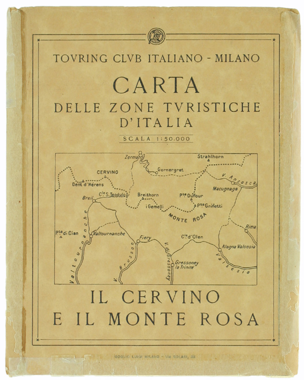IL CERVINO E IL MONTE ROSA. Carta delle zone turistiche …