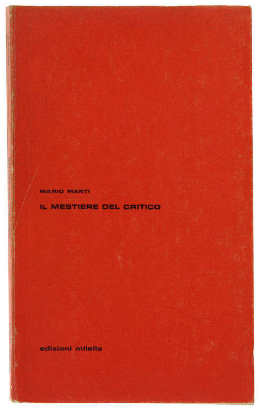 IL MESTIERE DEL CRITICO.