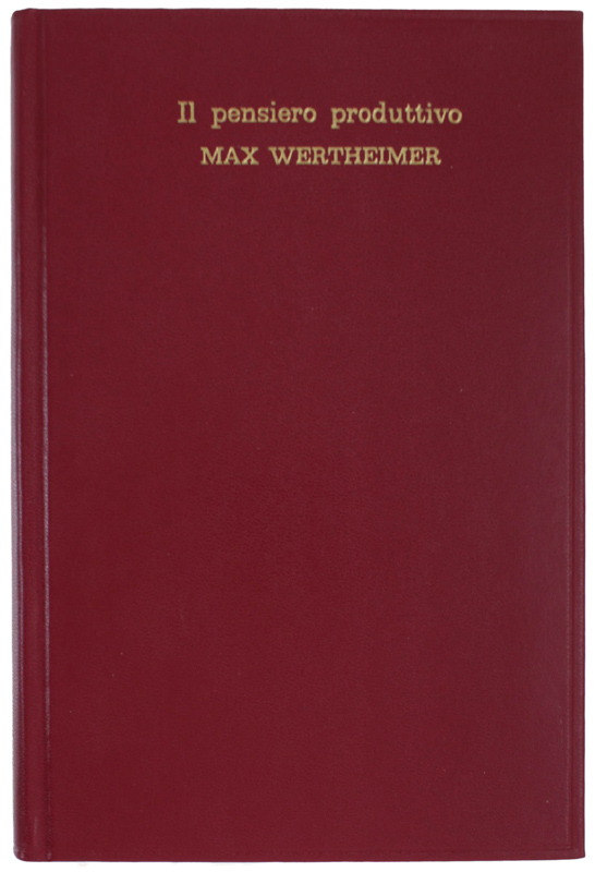 IL PENSIERO PRODUTTIVO. A cura di Paolo Bozzi.
