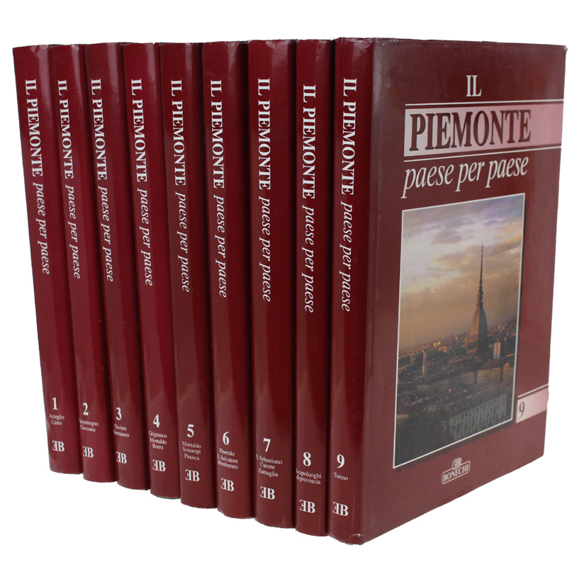 IL PIEMONTE PAESE PER PAESE. [opera completa, splendido esemplare]