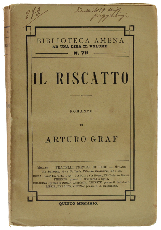 IL RISCATTO Romanzo
