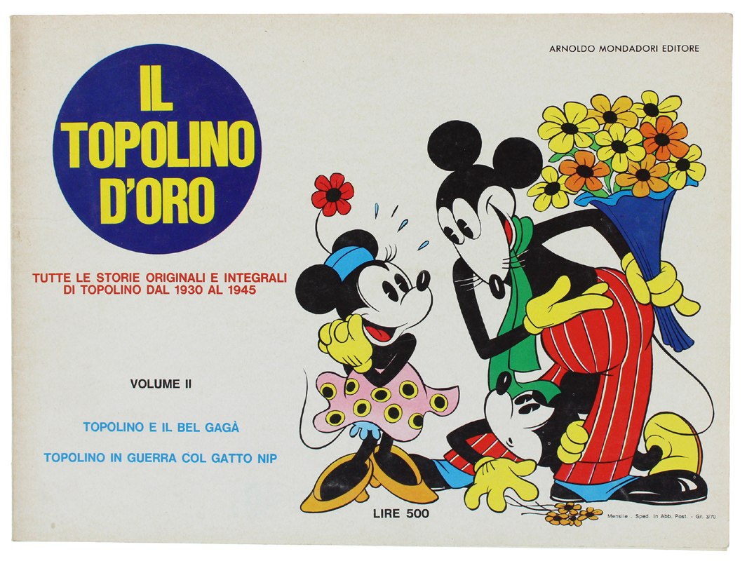 IL TOPOLINO D'ORO volume II 1970. Copertina, dorso e interno …