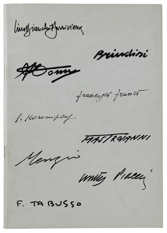 INCISIONI DI NOVE MAESTRI ITALIANI. 3a Mostra Collettiva Italiana d'Arte …